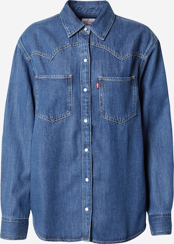 zils LEVI'S ® Blūze 'Teodora Western Shirt': no priekšpuses