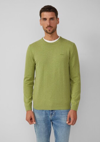 Pull-over s.Oliver en vert : devant