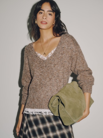Next - Pullover em castanho: frente