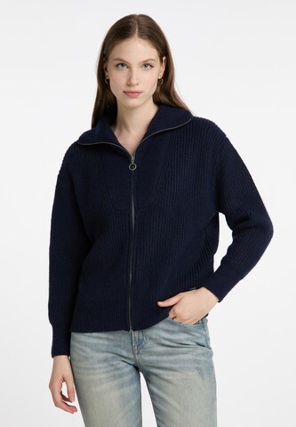 DreiMaster Vintage Knit Cardigan in Blue: front