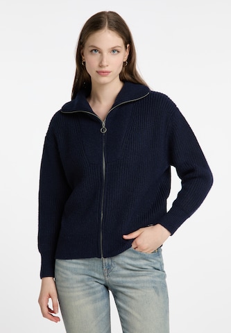 DreiMaster Vintage Knit cardigan in Blue: front