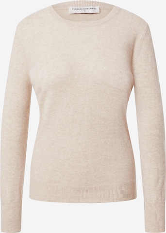 Pull-over Pure Cashmere NYC en beige : devant