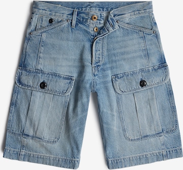 G-STAR Loose fit Cargo jeans in Blue: front