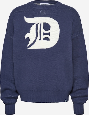 Bless my Demons exclusive for ABOUT YOU Sweatshirt 'FLOCCUS' in Blau: predná strana