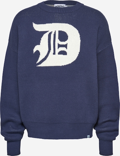 Bless my Demons exclusive for ABOUT YOU Sweater majica 'FLOCCUS' u plava / bijela, Pregled proizvoda