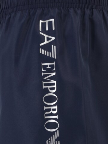 EA7 Emporio Armani Kratke kopalne hlače | modra barva