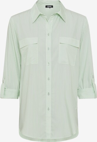 Olsen Blouse in Groen: voorkant