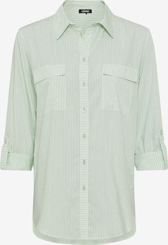 Olsen Blouse in Groen: voorkant