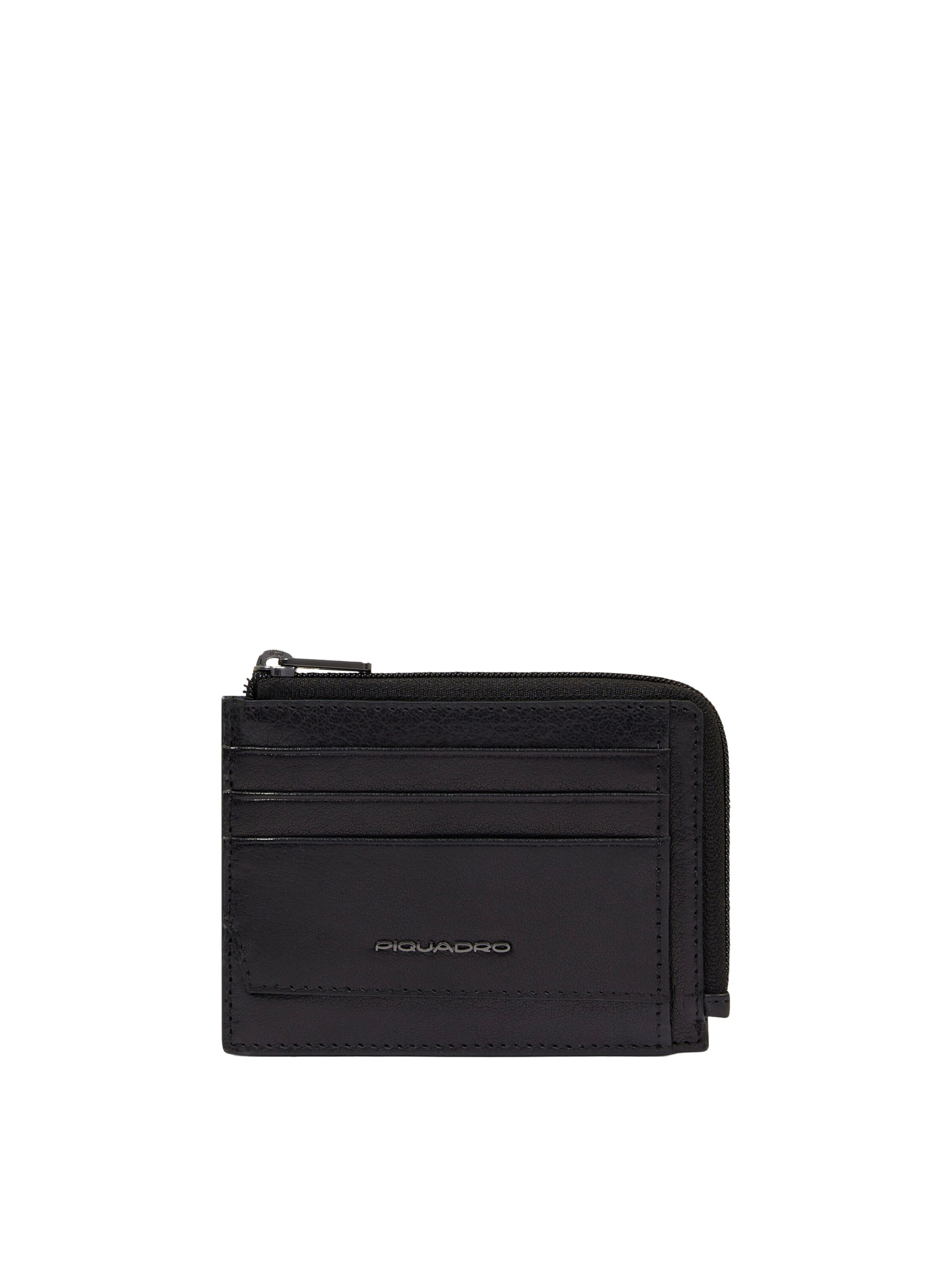 Piquadro Wallet in Black: front