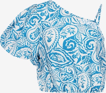 Chemisier usha FESTIVAL en bleu : devant