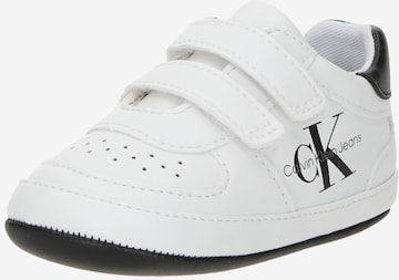 Sneaker di Calvin Klein Jeans in bianco: frontale