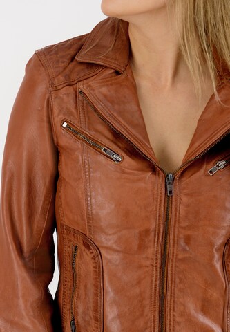 URBAN 5884® Lederjacke 'Juliette' in Braun