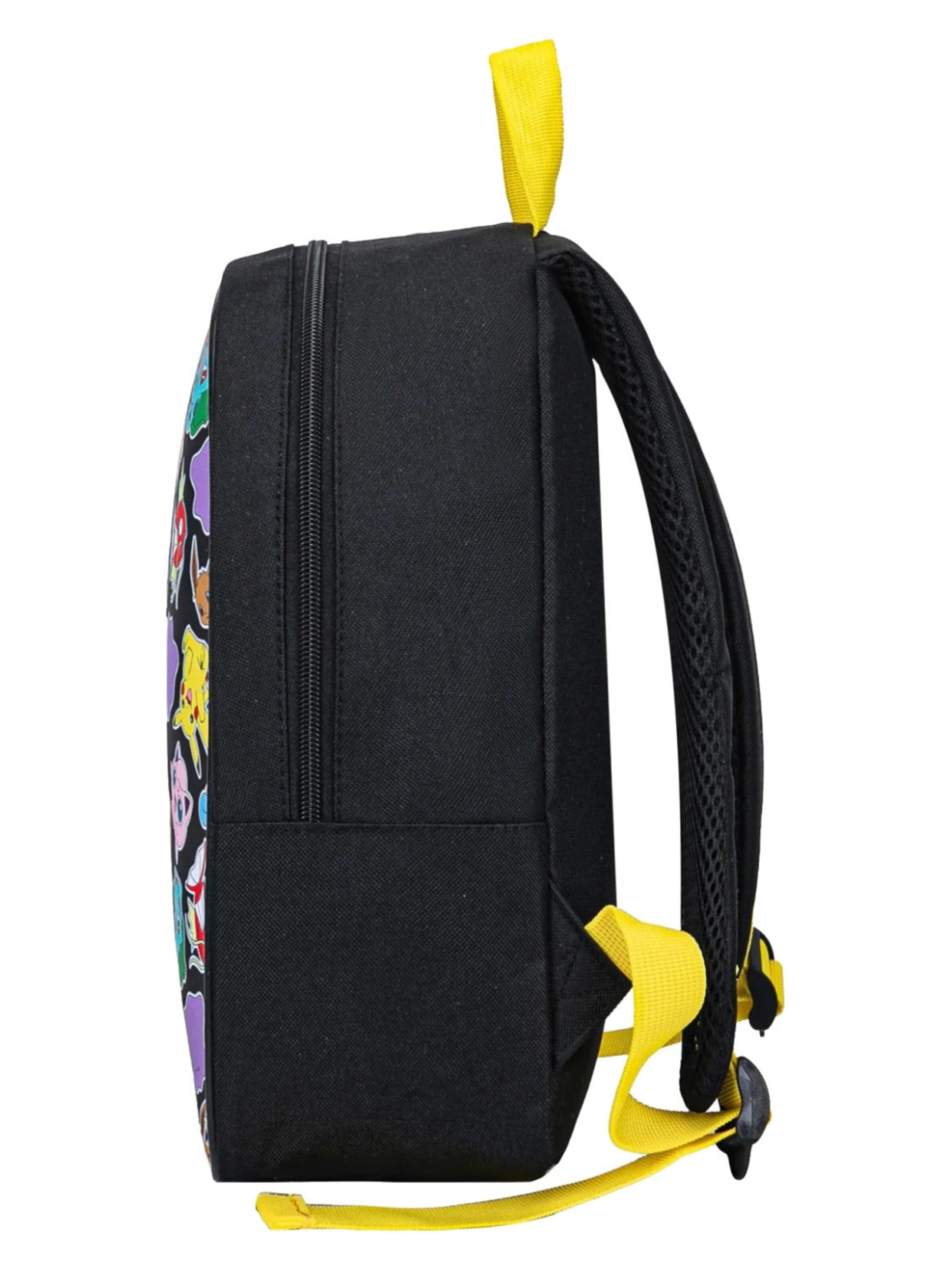 Pokémon Backpack 'Pokémon Rugzak All Over Print Zwart Hoogte 31 cm' in Grey