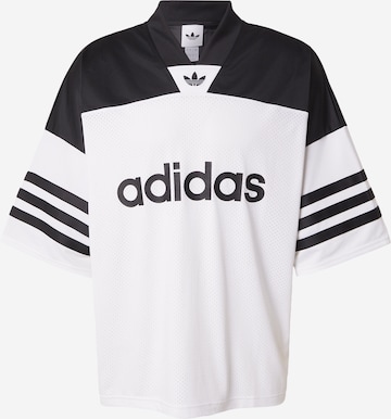 balta ADIDAS ORIGINALS Marškinėliai: priekis