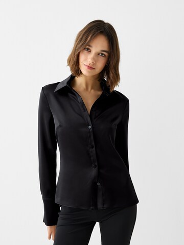 Bershka Bluse in Schwarz: Vorderseite
