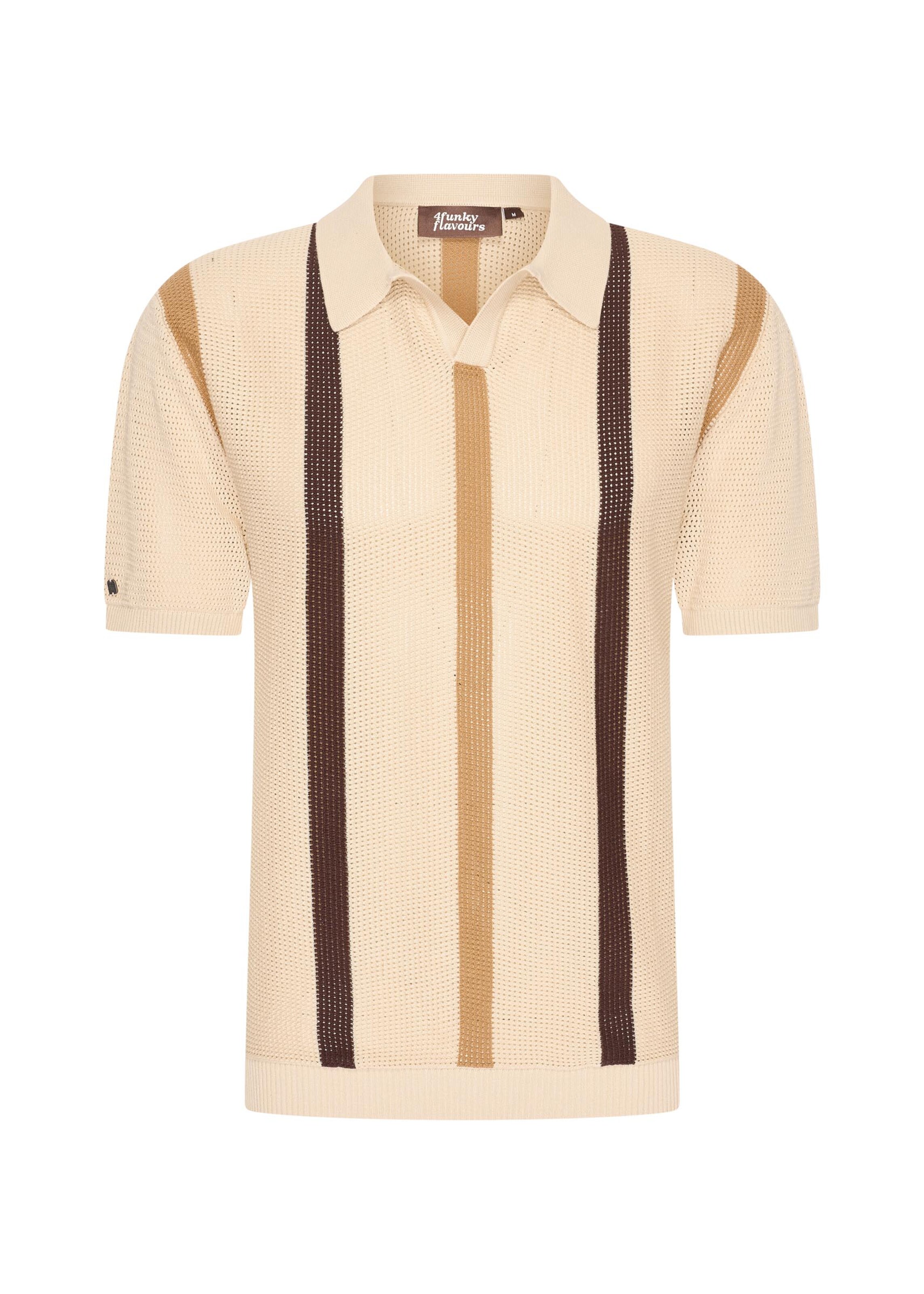 4funkyflavours Shirt 'Honey If You're Extra' in Brown: front