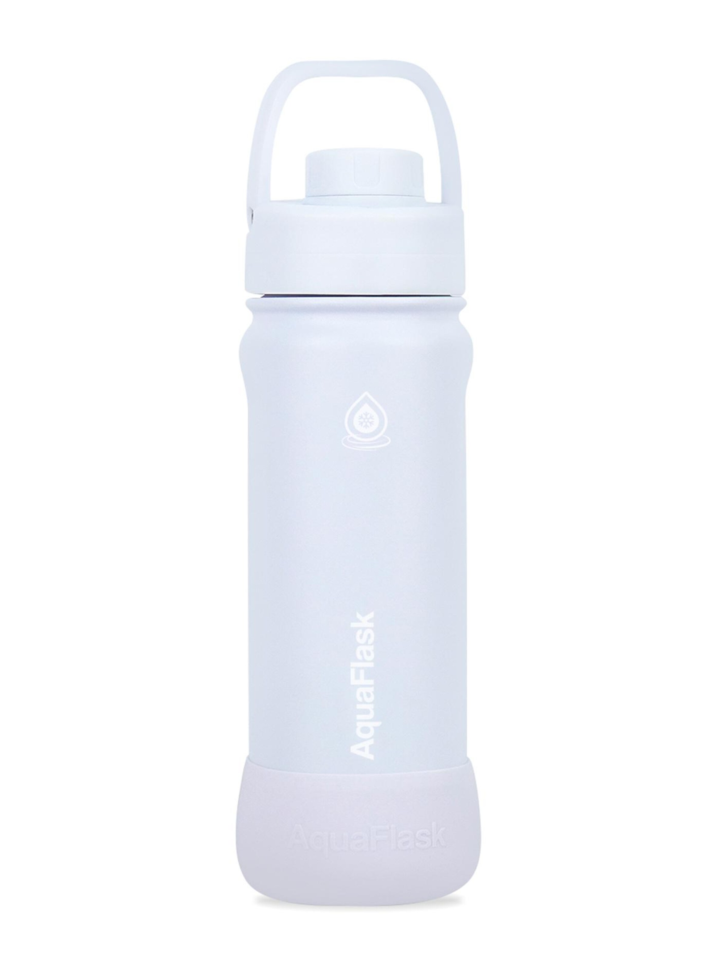 AquaFlask Láhev na vodu 'AquaFlask Termoláhev EARTH 532 ml CACAO' – modrá: přední strana