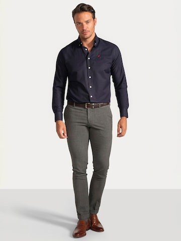 Williot Slim fit Button Up Shirt in Blue