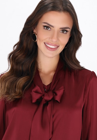 Chemisier faina en rouge