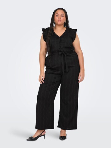 ONLY Carmakoma Jumpsuit 'CARDia' in Zwart: voorkant