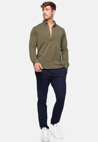 JEFF Slim fit Button Up Shirt 'Theodore' in Green