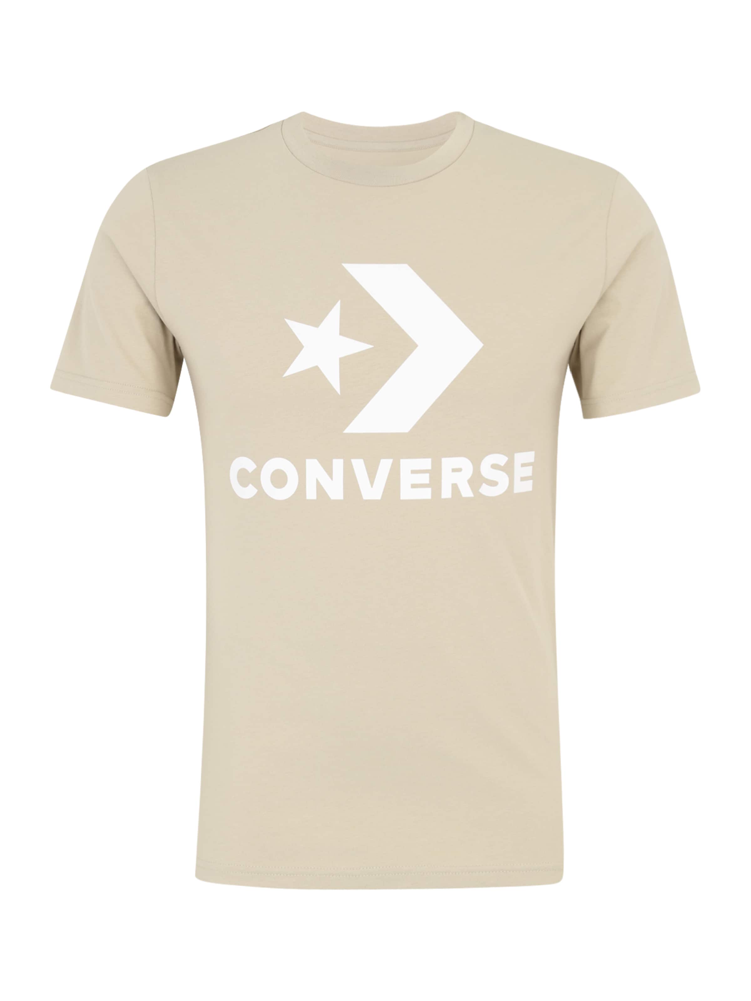 CONVERSE Tričko 'STAR' - Béžová: predná strana