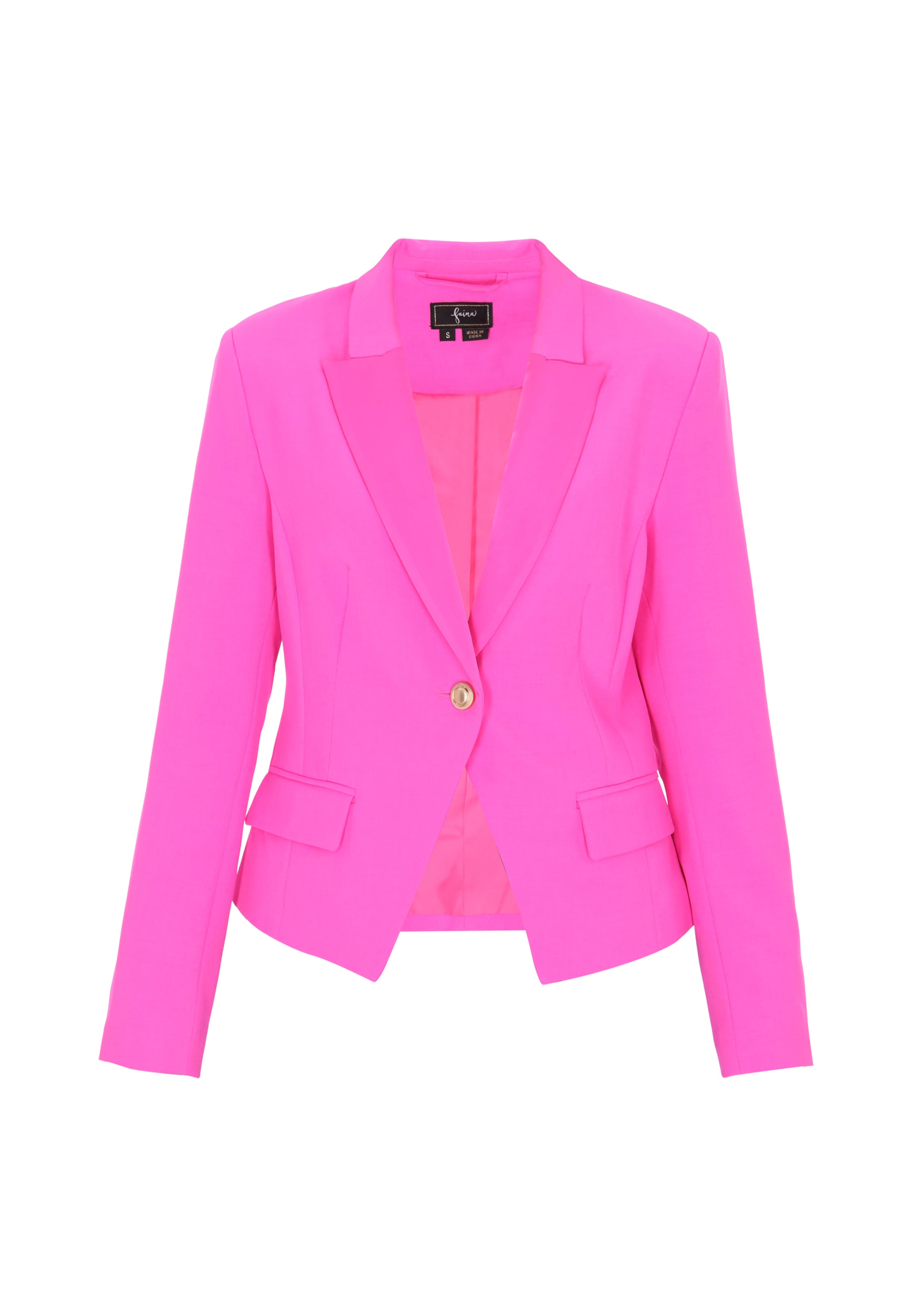 Blazer faina en rose : devant
