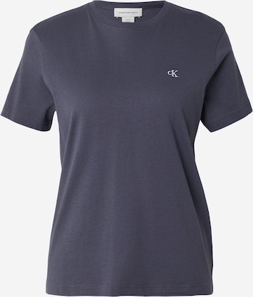 mėlyna Calvin Klein Jeans Marškinėliai 'Archive': priekis