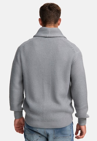 INDICODE JEANS Knit cardigan ' Brandox ' in Grey