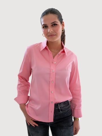 WEARABLE STORIES Shirt 'Paula' in Pink: Vorderseite
