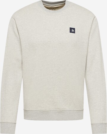 SCOTCH & SODA Sweatshirt in Grijs: voorkant