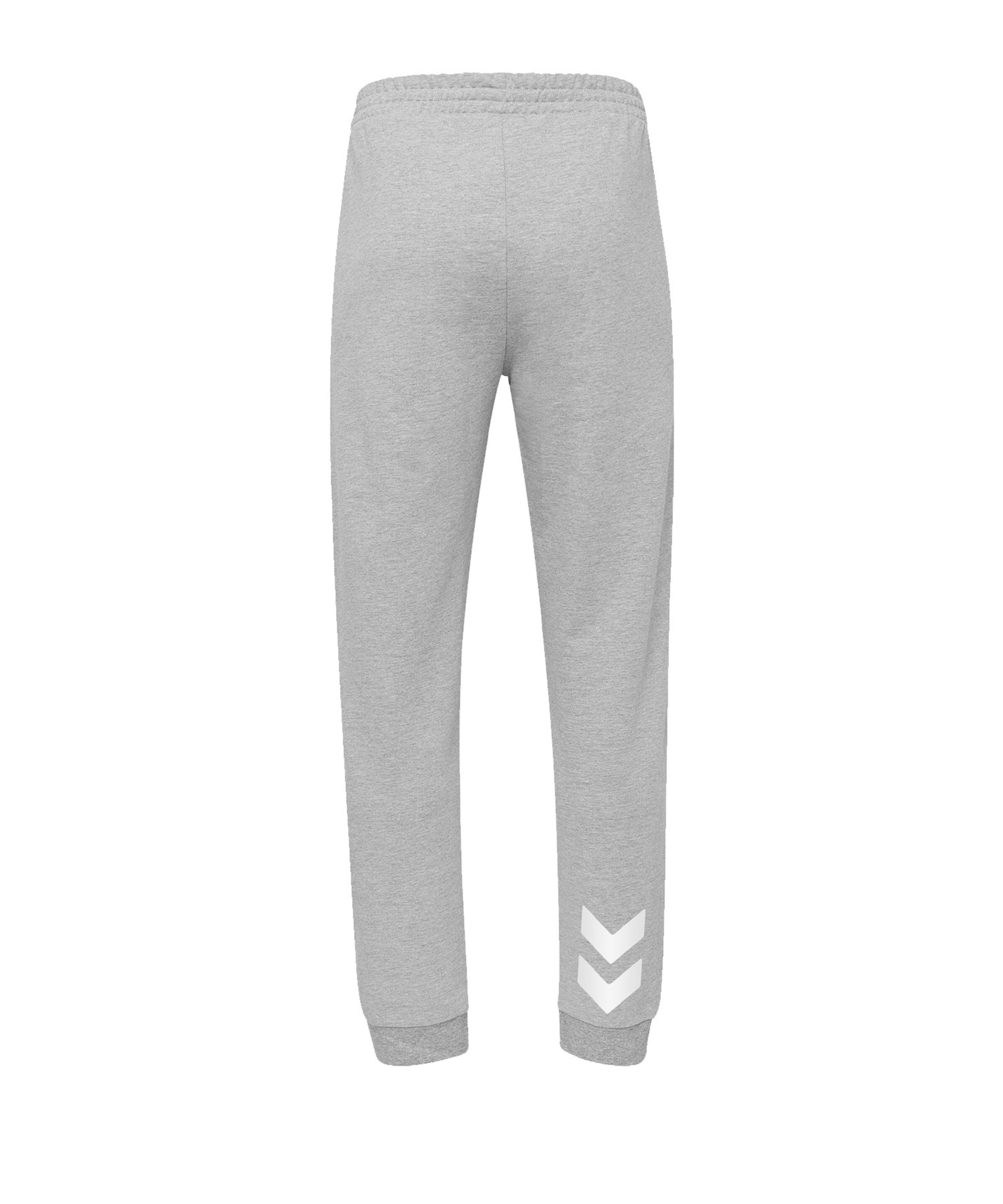 Hummel Tapered Sporthose 'Go' in Grau