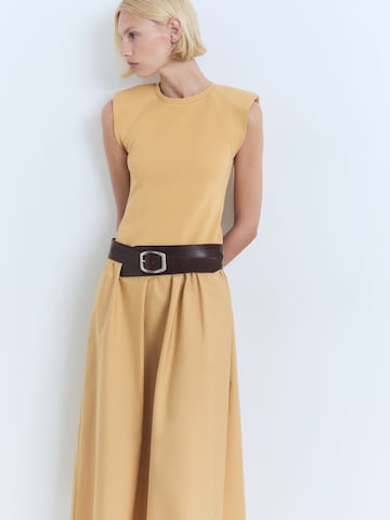 MANGO Jurk 'ROBERTA' in Bruin