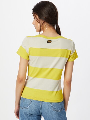 T-shirt G-Star RAW en jaune