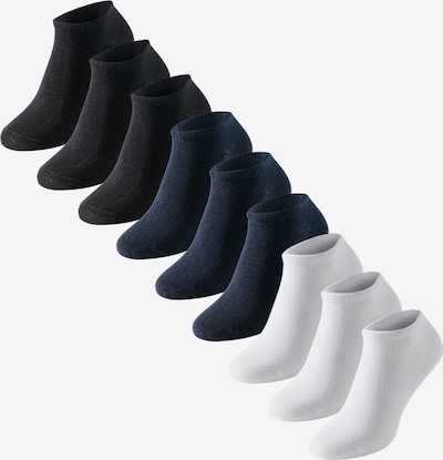 uncover by SCHIESSER Socken in marine / schwarz / weiß, Produktansicht