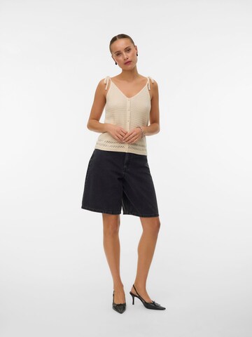 VERO MODA Top 'VMSALTY' in Beige