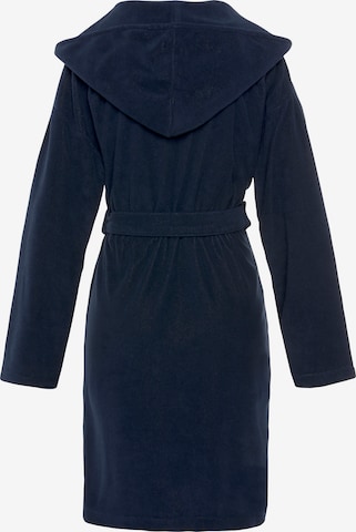 VIVANCE Bathrobe short 'Dreams' in Blue