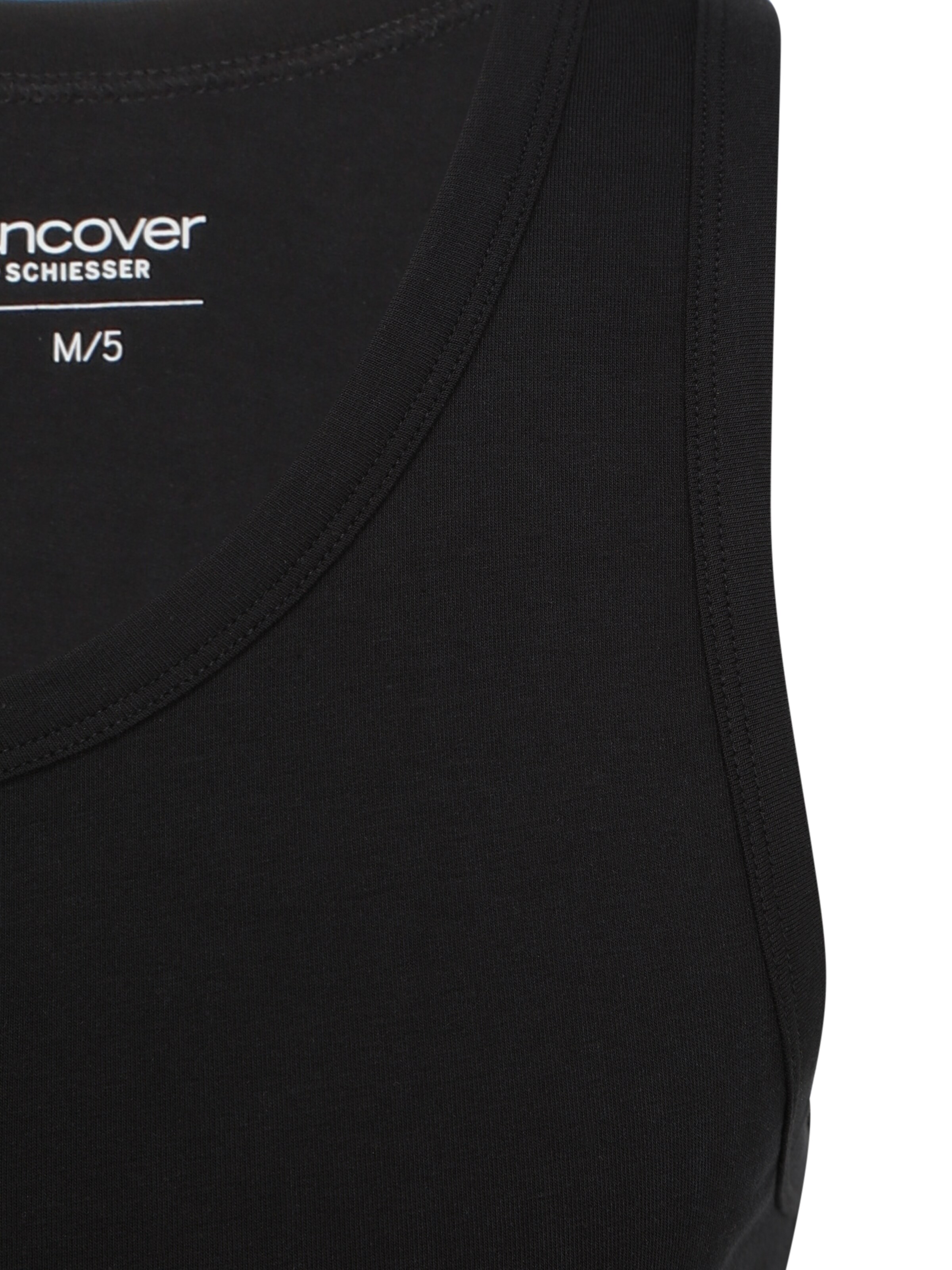 uncover by SCHIESSER Undershirt in Black