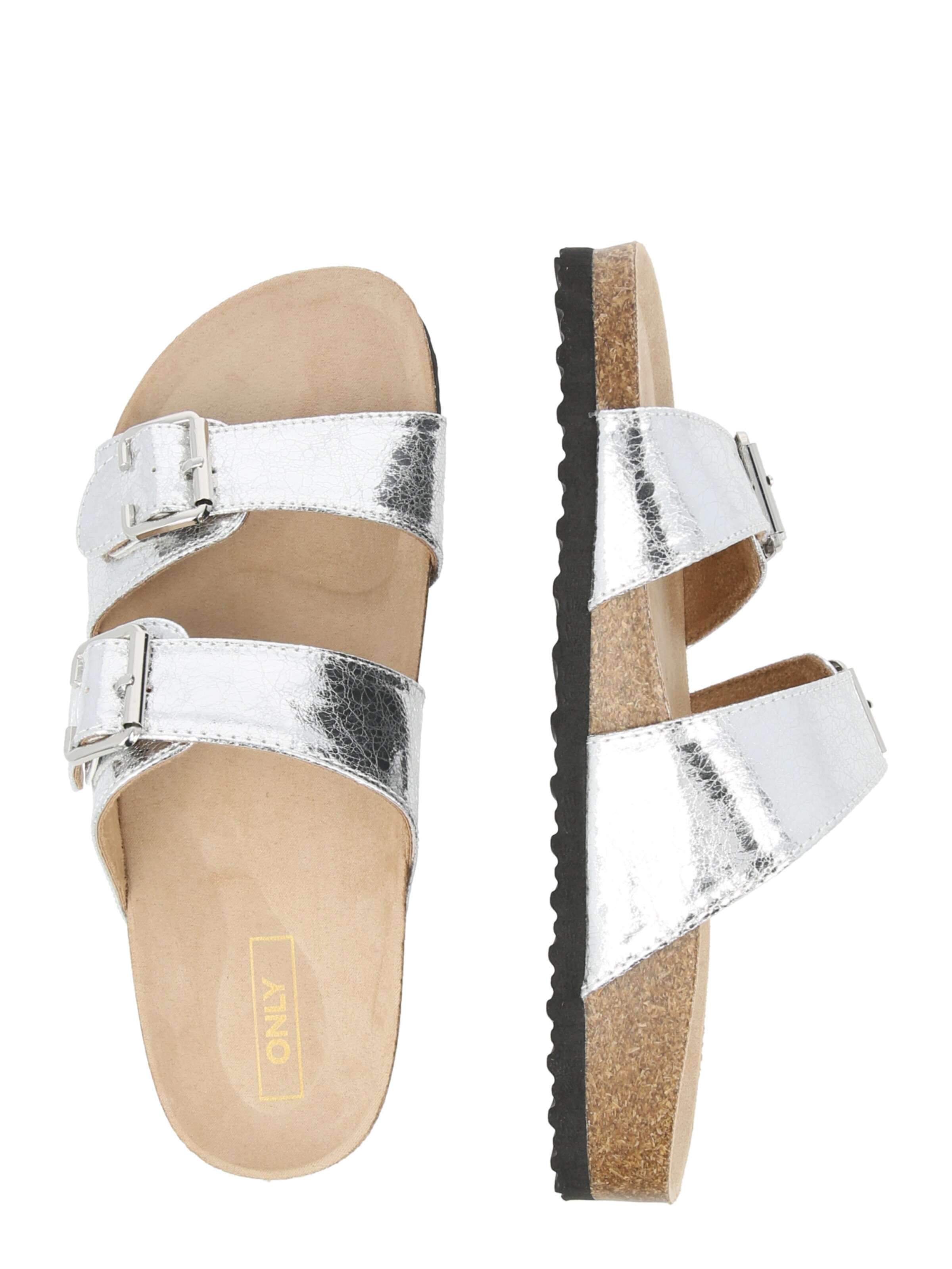 ONLY Šľapky 'ONLMAXI-13' - Strieborná