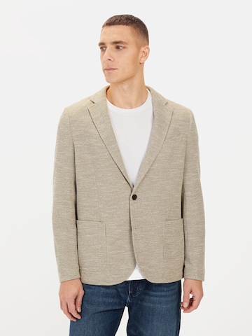 CAMEL ACTIVE Regular Fit Jersey Sakko mit 2-Knopf-Verschluss in Beige: Vorderseite