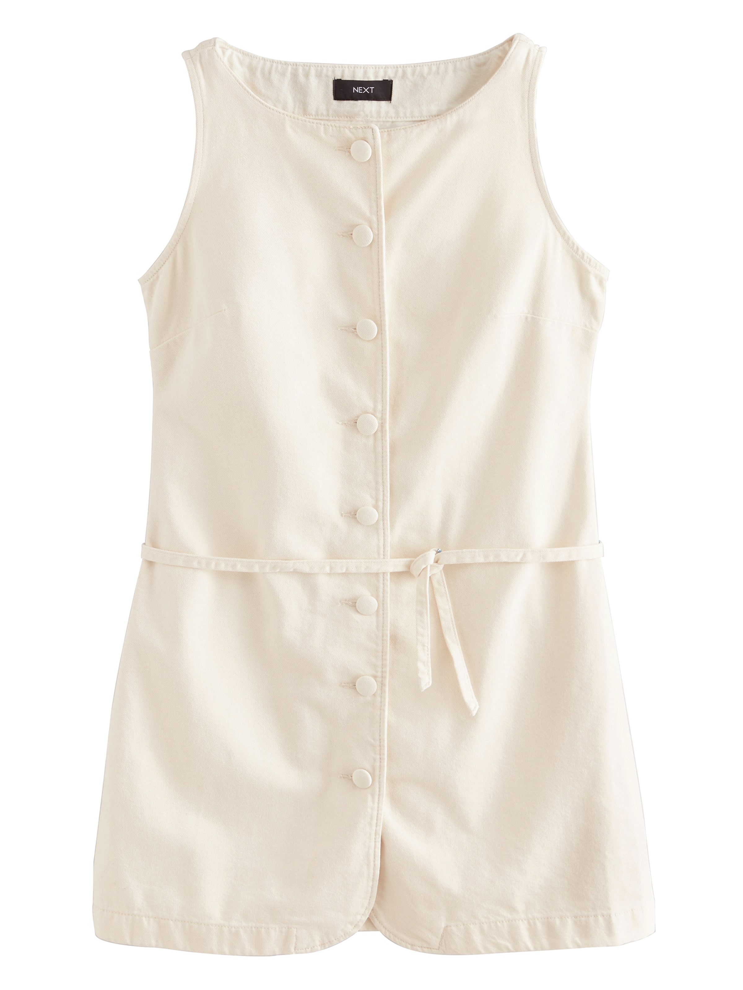 Robe-chemise Next en beige : devant
