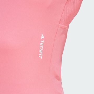ADIDAS PERFORMANCE Sports Top 'Techfit' in Pink