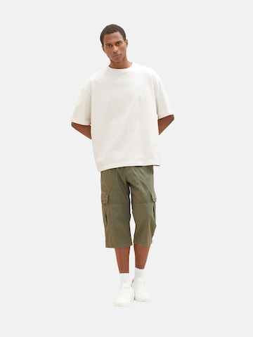 TOM TAILOR Regular Cargo Pants in Green