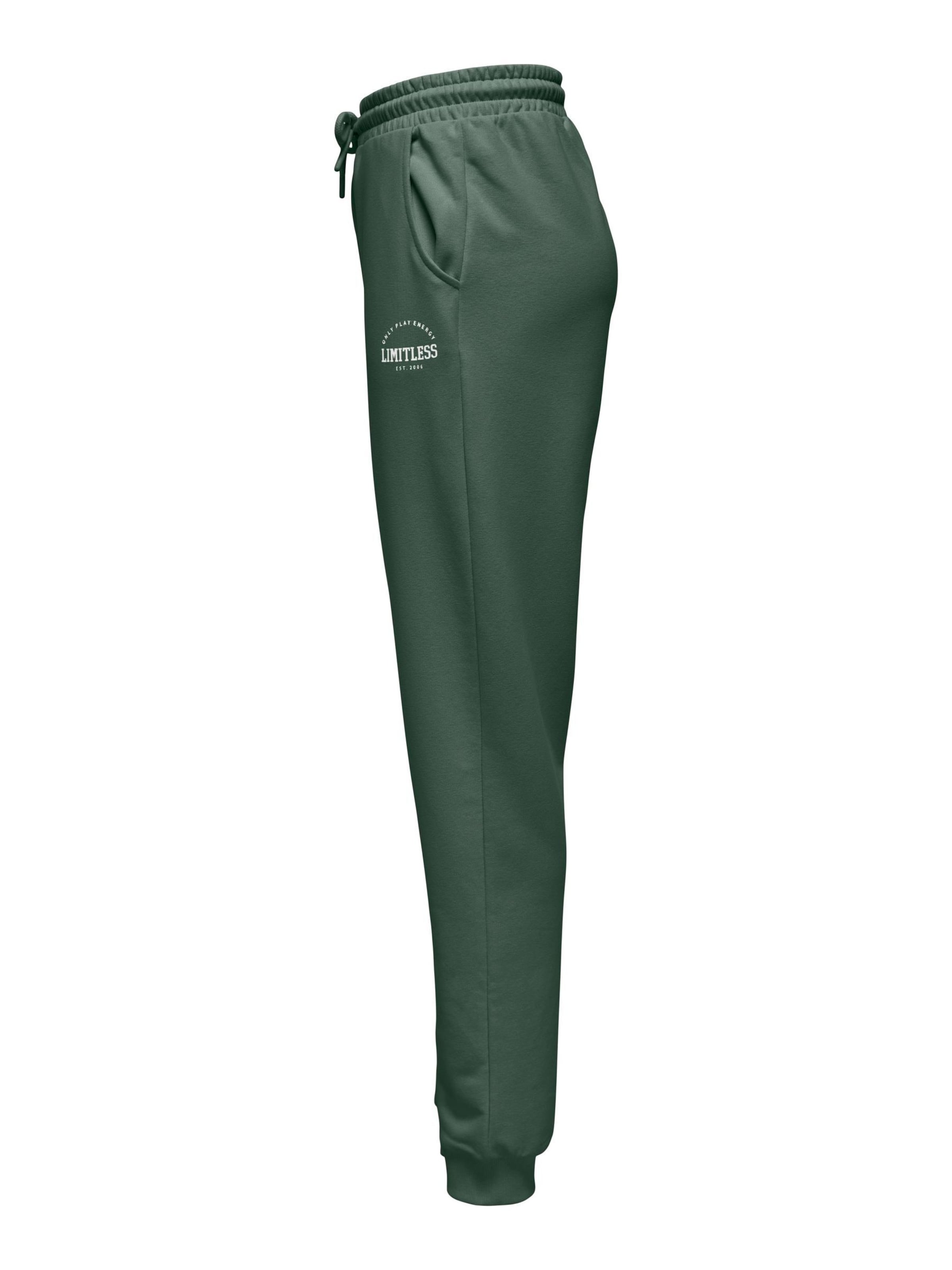 ONLY PLAY Tapered Sportbroek 'ONPCava' in Groen