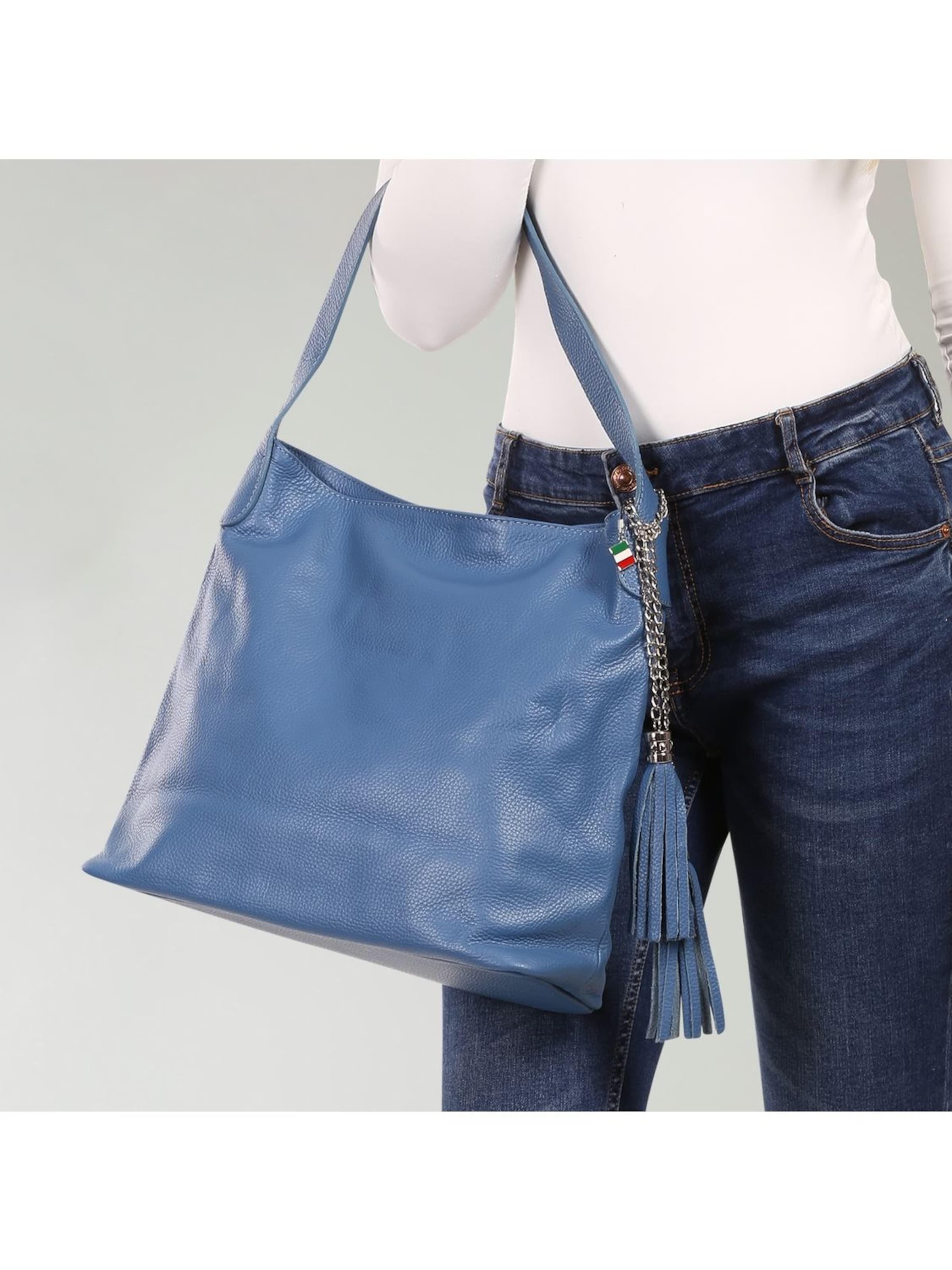 Florence Schultertasche in Blau