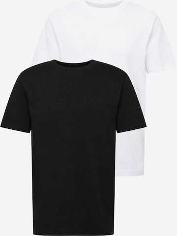 WEEKDAY Shirt in Black: front