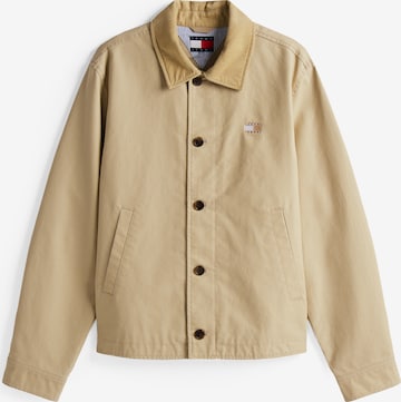 zaļš Tommy Jeans Starpsezonu jaka: no priekšpuses