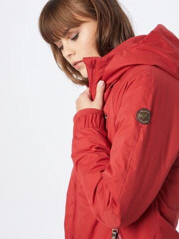 Ragwear Prehodna jakna 'DIZZIE' | rdeča barva