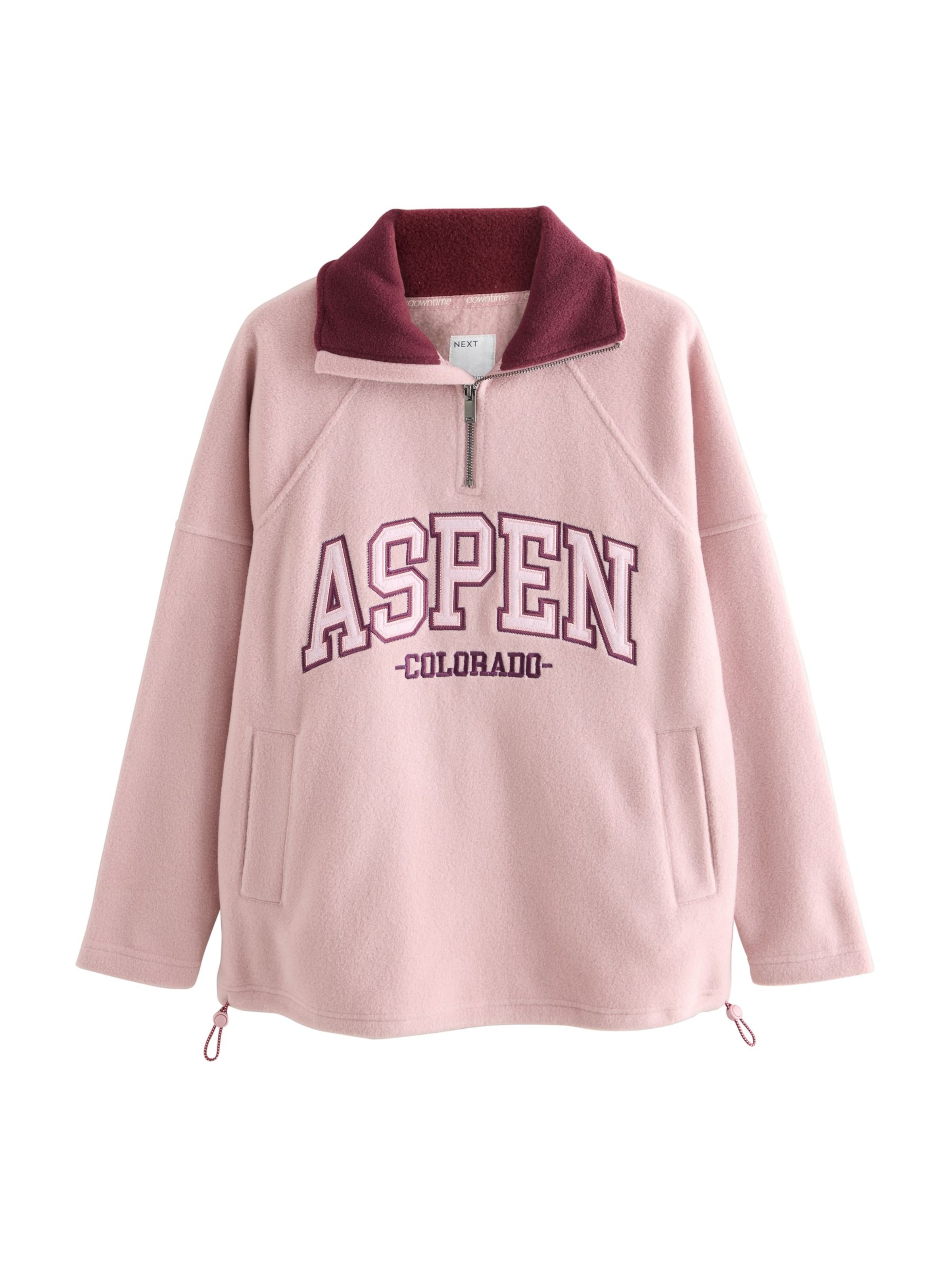 Next Oversized tričko – pink: přední strana