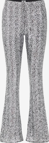 WE Fashion Rozšírený strih Nohavice - Strieborná: predná strana